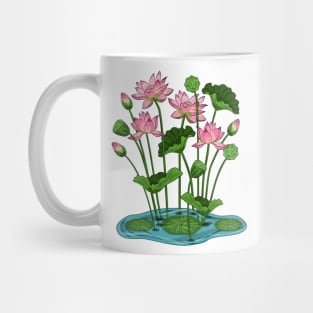 Lotus Flowers Mug